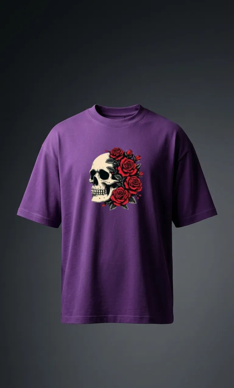 Skull Rose Graphic Tee