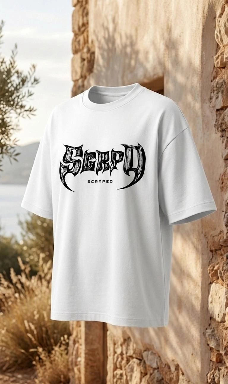 Oversized Printed T Shirt