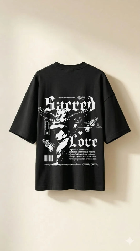 Black Graphic Street Tee