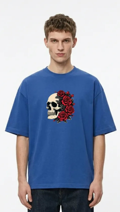 Skull Rose Graphic Tee