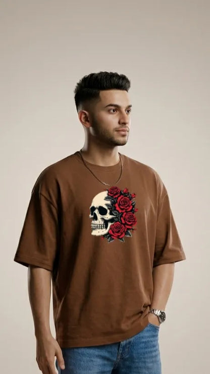 Skull Rose Street Tee