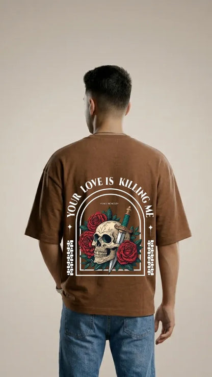 Skull Rose Street Tee