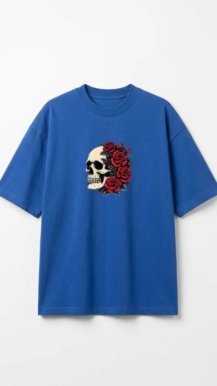 Skull Rose Street Tee