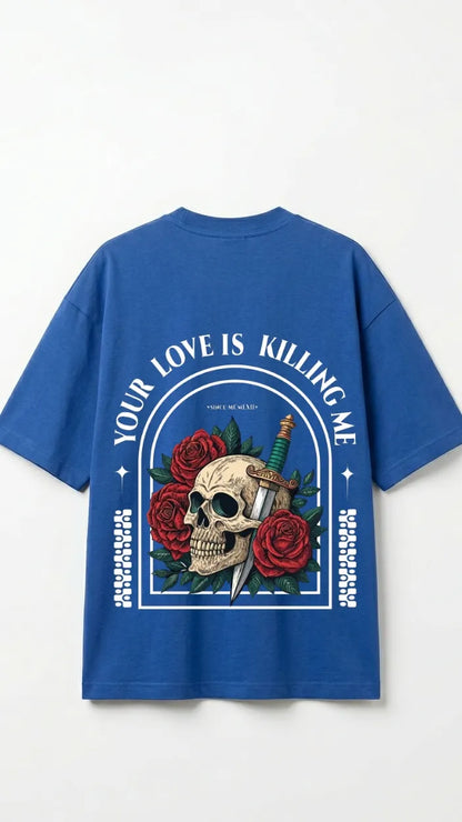 Skull Rose Street Tee