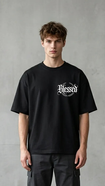 Blessed Typography Street Tee