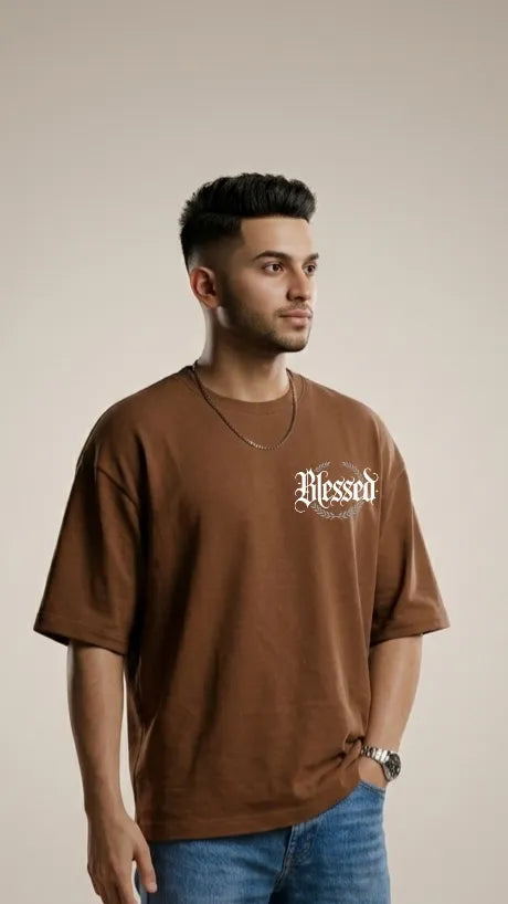 Blessed Typography Street Tee