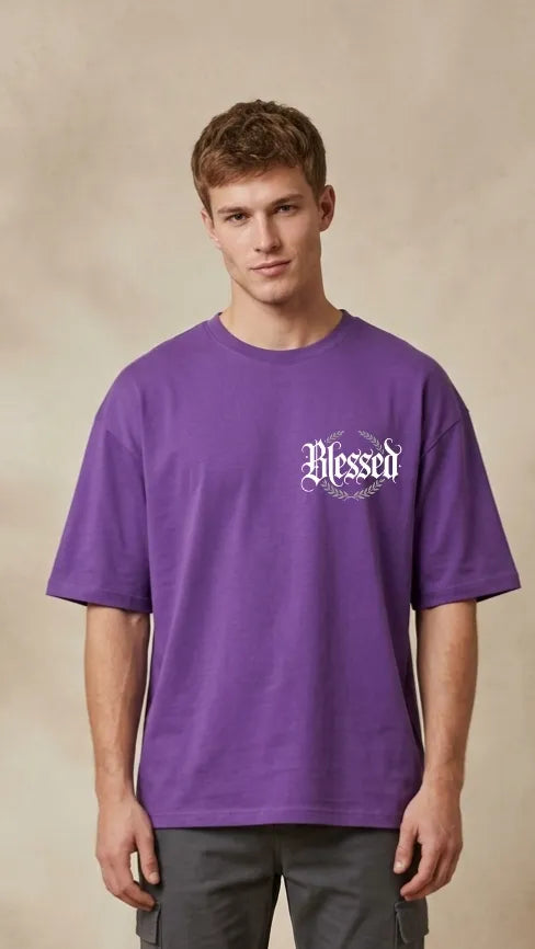 Blessed Typography Street Tee