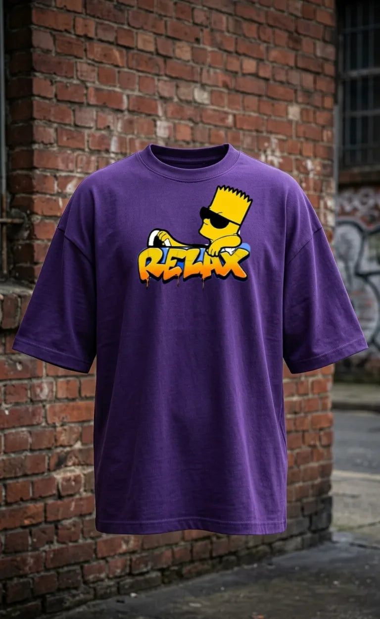 Relax Cartoon Street Tee