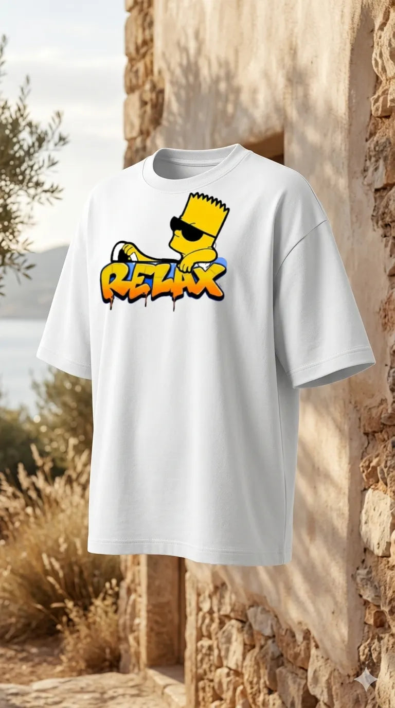 Relax Cartoon Street Tee