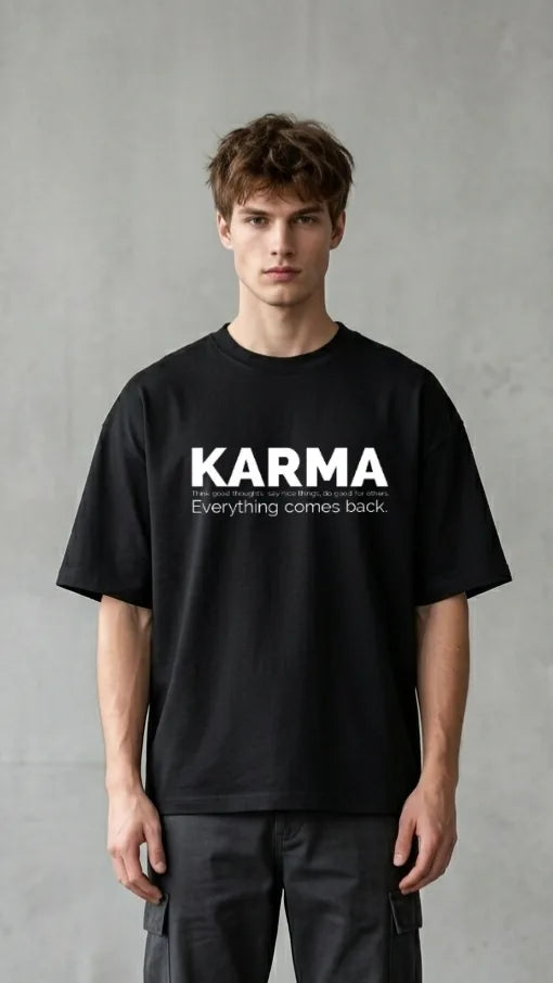 Karma Printed T-Shirt