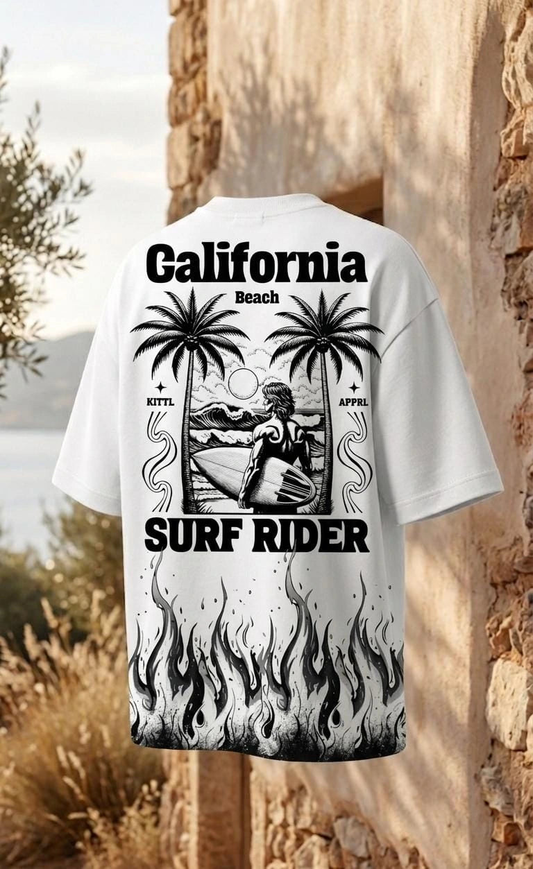 Oversized Printed T Shirt